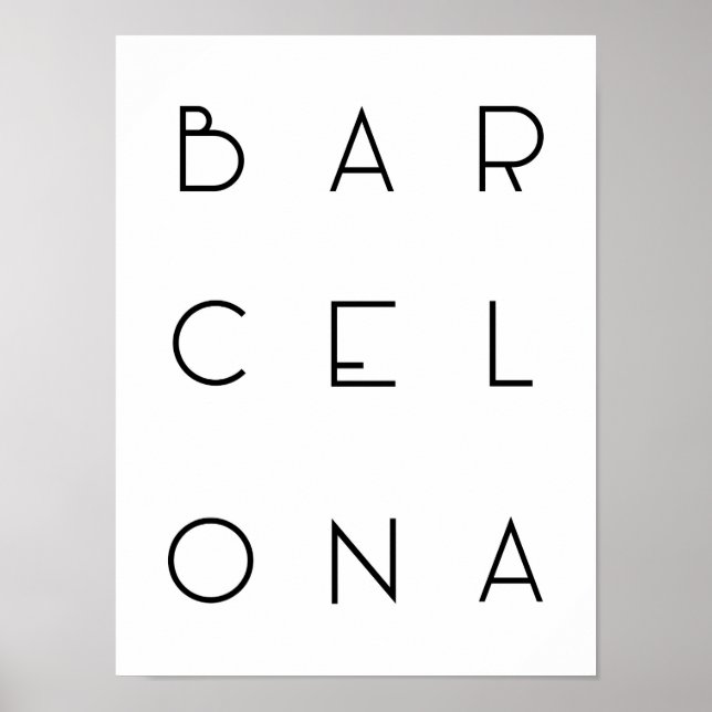 Poster de Barcelona (Frente)