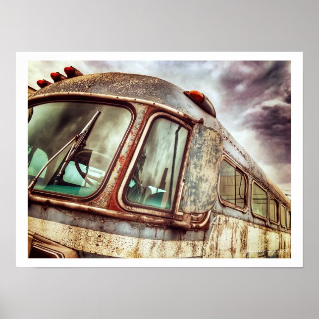 Poster de Barramento Abandonado (Frente)