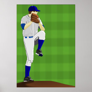 Poster de Baseball Pitcher