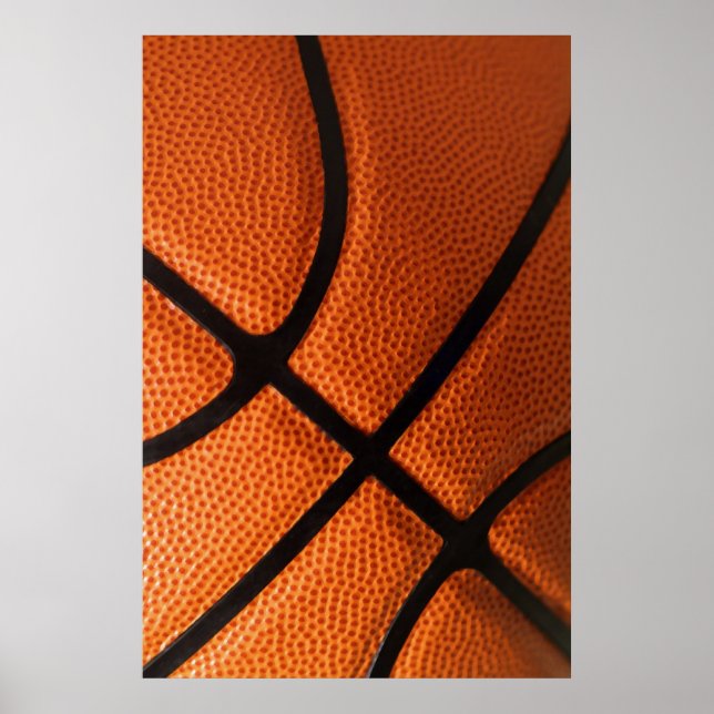 Poster de basquete de close-up (Frente)