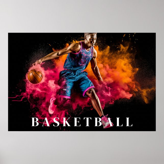 Poster de basquetebol (Frente)