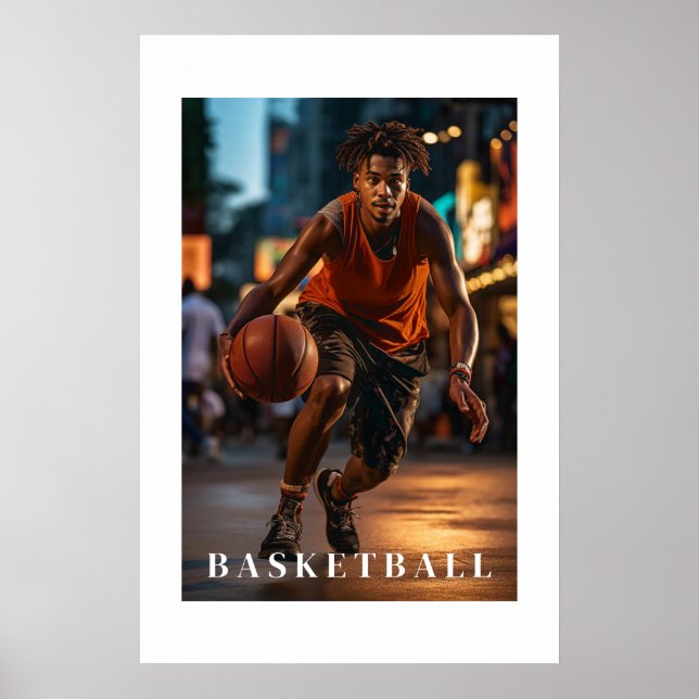 Poster de basquetebol (Frente)