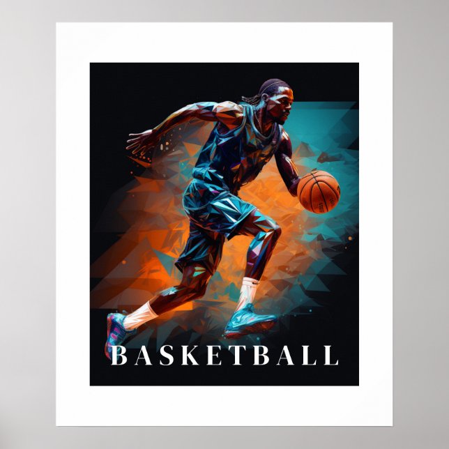 Poster de basquetebol (Frente)