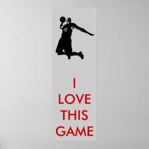 Poster de basquetebol panorâmico