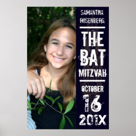 Poster de Bat Mitzvah na Banda Rock
