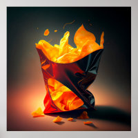 Poster de batatas fritas