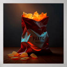 Poster de batatas fritas