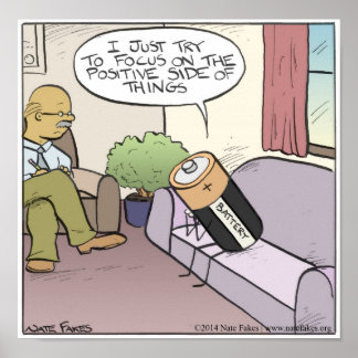 Poster de Bateria Positiva