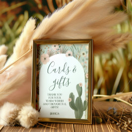 Poster De Bebê Chic Desert