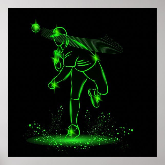 Poster de beisebol (Frente)