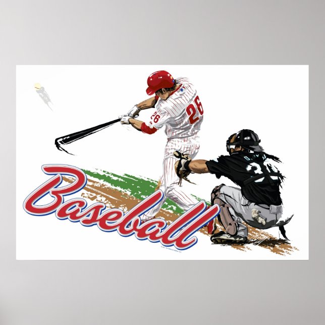 Poster de beisebol (Frente)