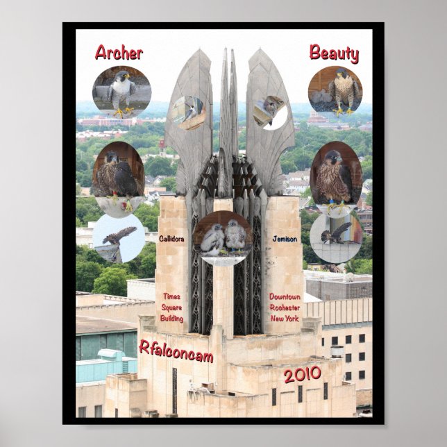 poster de Bela e Archer 8x10 2019 na Times Square (Frente)