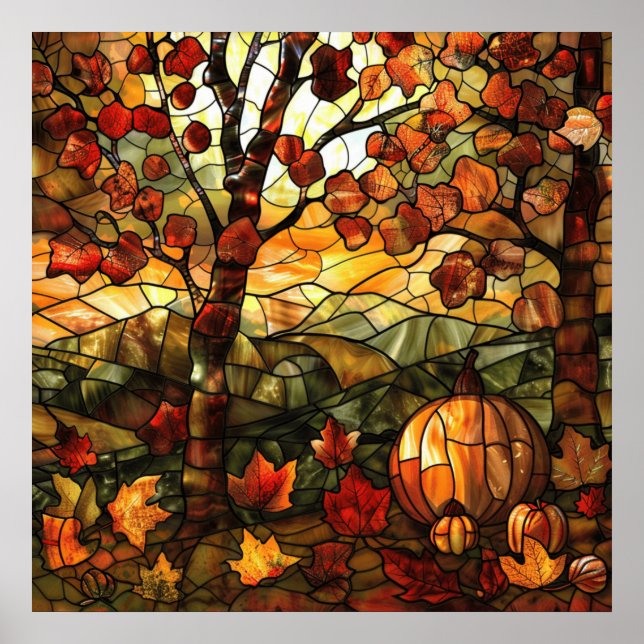 Poster de beleza do outono (Frente)