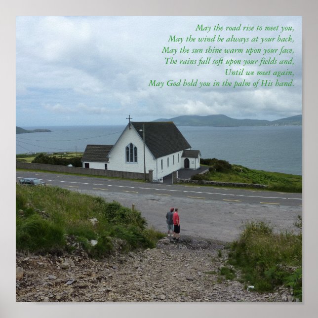 Poster de Bênção Irlandesa - County Kerry (Frente)