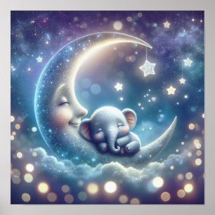 Poster de berçário de sonhos doces