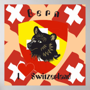 Póster De Berna, De Berna, Berna, Bärn, Suíça, Suisse,