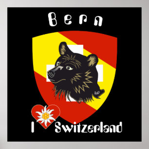 Póster De Berna, De Berna, Berna, Bärn, Suíça, Suisse,