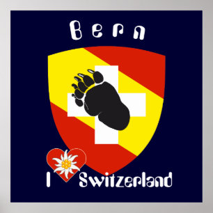 Póster De Berna, De Berna, Berna, Bärn, Suíça, Suisse,