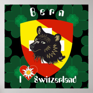 Poster De Berna, De Berna, Berna, Bärn, Suíça, Suisse,