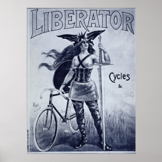 Poster de bicicleta antiga