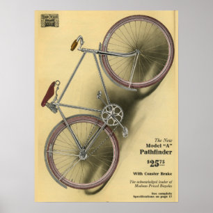 poster de Bicicleta E Arte Do Pathfinder 1918