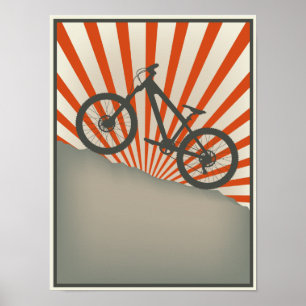 Poster de bicicleta estilo Vintage