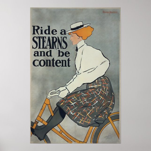Poster de Bicicleta Vintage (Frente)