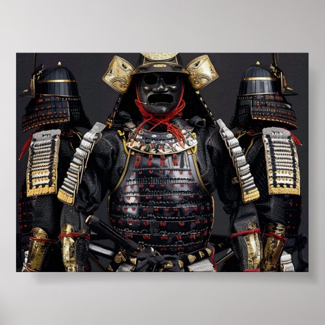 Poster de blindagem Samurai Carteira de impressão  (Frente)