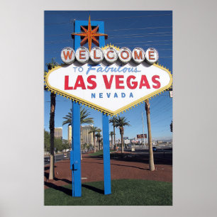 Póster Dê boas-vindas a Las Vegas fabuloso Nevada ao