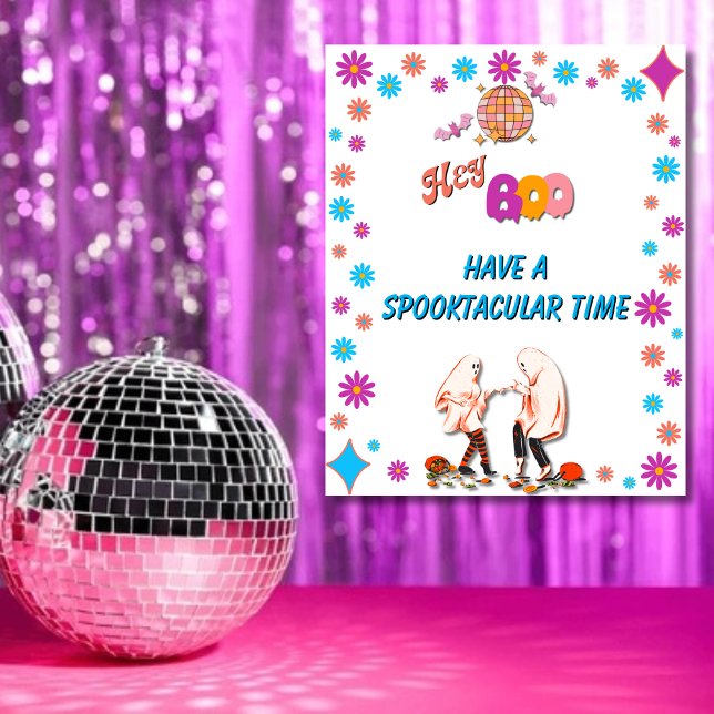 Poster de Boas-vindas ao Festa de Groovy Spooky (Criador carregado)