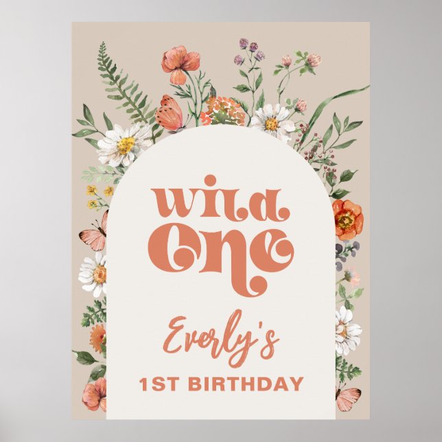 Poster de boas-vindas ao Wildflower (Frente)