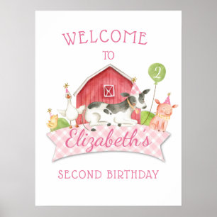 Poster de Boas-vindas da Festa de aniversário FAZE