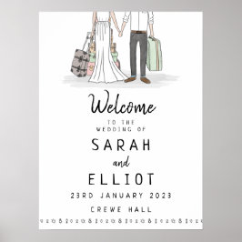 Poster de Boas-vindas de Casas de Casamento de Des