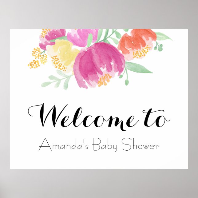 Poster de Boas-vindas de Posy Garden (Frente)