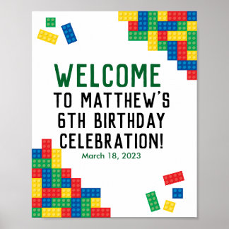 Poster de boas-vindas do Building Blocks