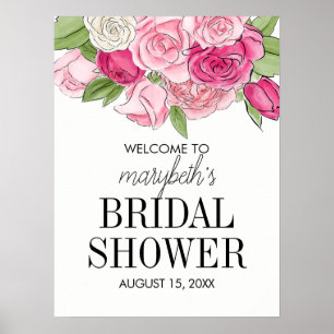 Poster de Boas-vindas do Chá de panela de roscas r