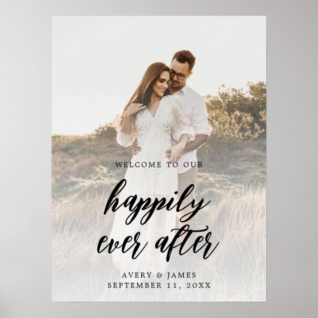 Poster de Boas-vindas do Elegant Wedding (Frente)