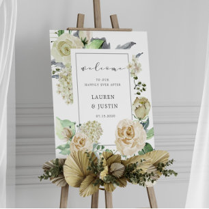 poster de Boas-Vindas do Jardim de primavera
