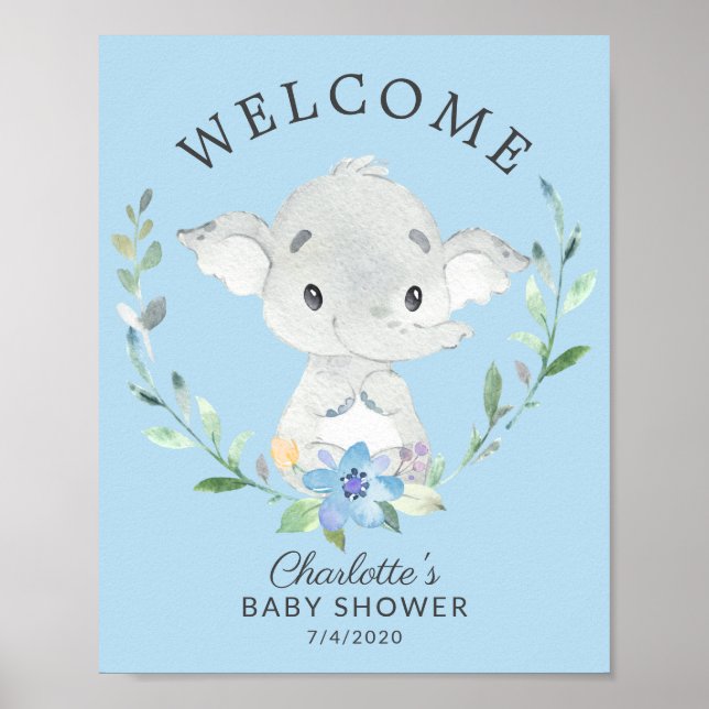Poster de boas-vindas do Sweet Elephant (Frente)