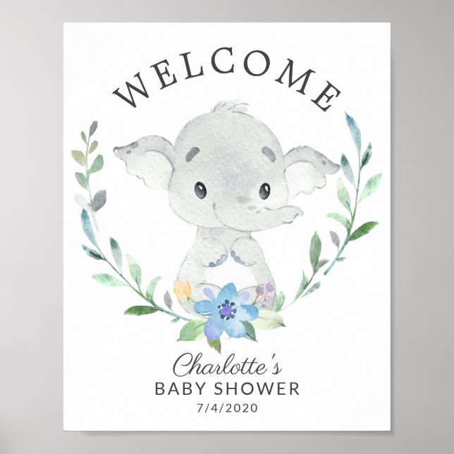 Poster de boas-vindas do Sweet Elephant (Frente)