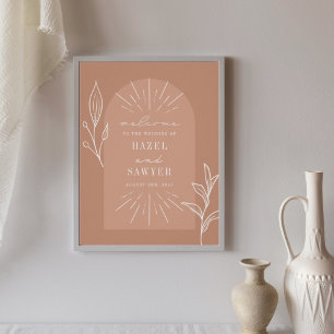 Poster de Boas-vindas do Terracotta Art Script Lin