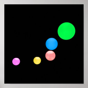 Poster de Bolas Coloridas