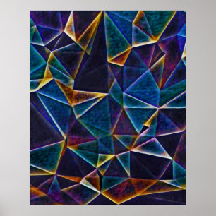 Poster de bolhas quebradas