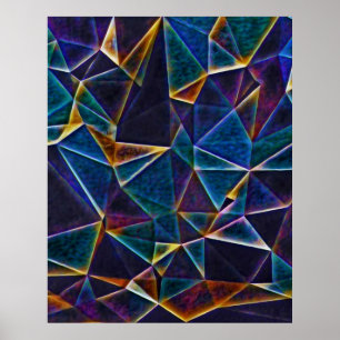 Poster de bolhas quebradas