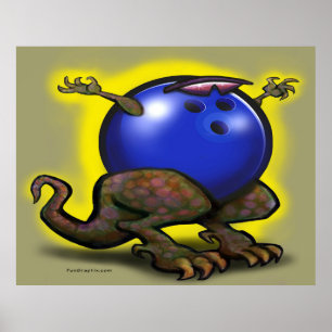 Poster de boliche de Beast da 