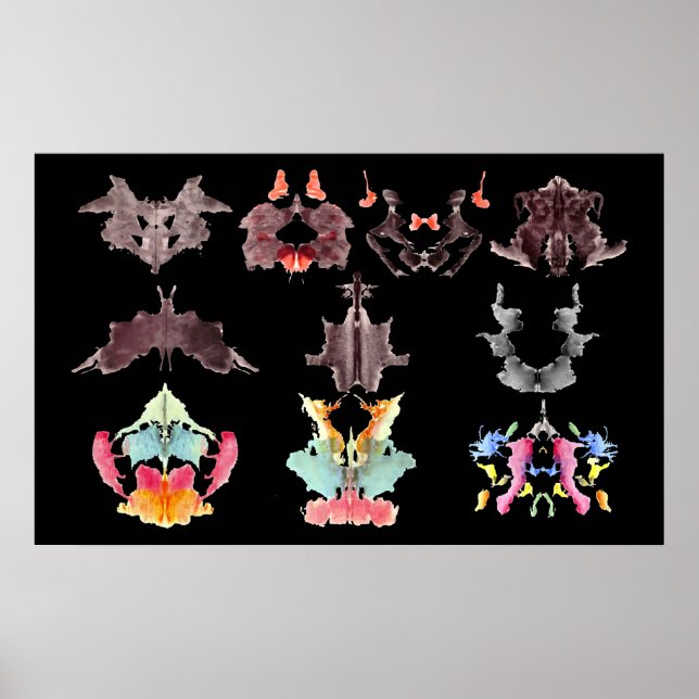 Poster de Bolsas de Tinta Rorschach (Frente)