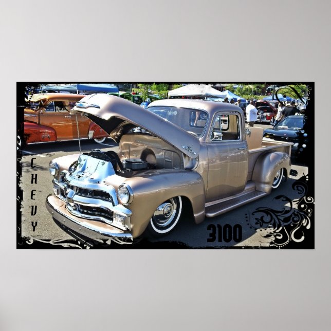 Poster de Bomba de Lowrider Chevrolet 3100 (Frente)