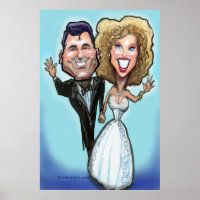 Poster De Bonecas De Bolo De Casamento