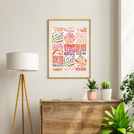 Poster de Bons Vibes Wall Art