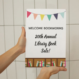 Poster de Bookworm Party Fundraiser